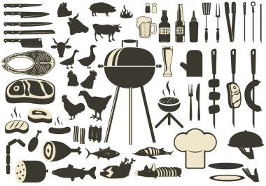 Barbekü vektörde ayarla