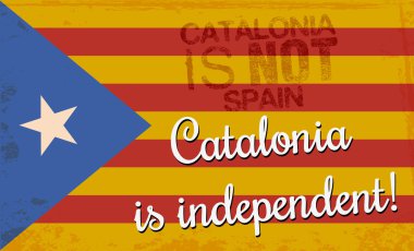 Bağımsızlık Catalonia bayrak