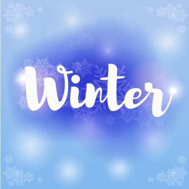 Kış renk arka plan