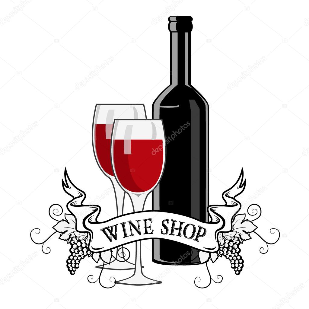 Wine shop label