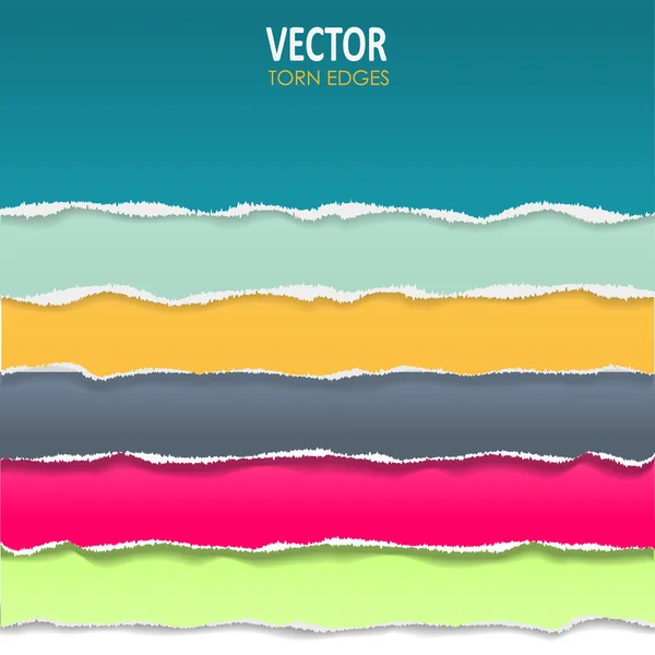 Vector torn edges — Stock Vector