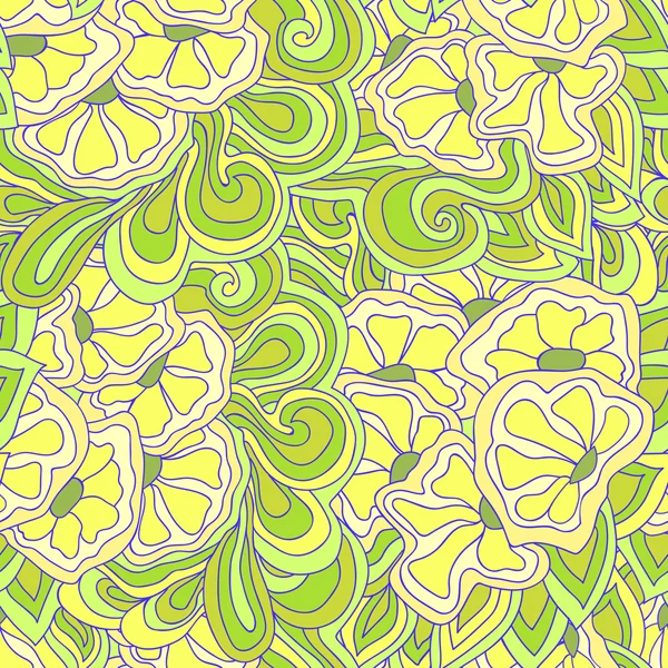 Tasarım seamless modeli. Soyut çiçek. Elle çizilmiş arka plan. Mükemmel kumaş ya da kağıt üzerine basım için.