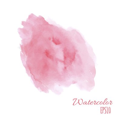 Boya doku vektör Illustration. Suluboya öğeleri elle çizilmiş