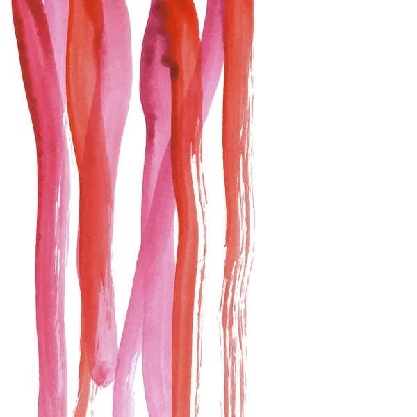 soyut kırmızı sulu boya çizgili dekorasyon kartları, Davetiyeler, afiş için