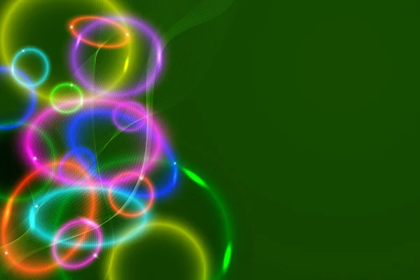 arka plan ile renkli halkalar