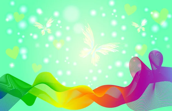 Kalpli yaz arkaplanı