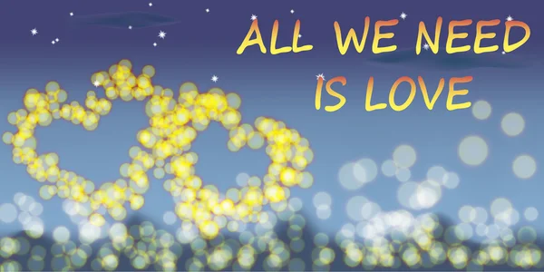 işaret fişeği kalp ile arka plan