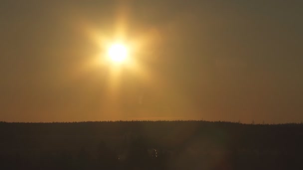 Die Bewegung der Sonne — Stockvideo