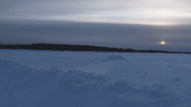 北部の冬 — ストック動画