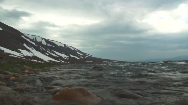 Fiume di montagna rapido — Video Stock