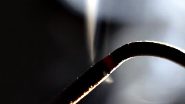 Incese Stick тлеть — стоковое видео