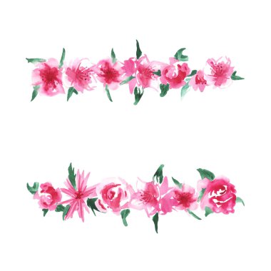 Tebrik kartı, arkaplan, düğün davetiyesi için resim çizimi.