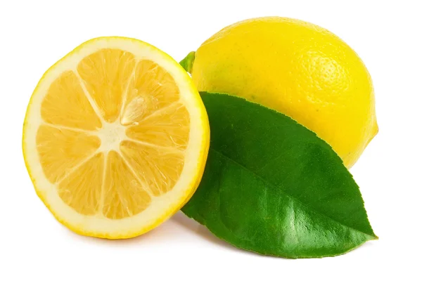 Limone e metà affettato — Foto Stock