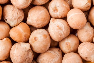 arka plan olarak nohut makroyu kapatın