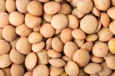 Bir arka plan yakın çekim makro olarak yeşil mercimek