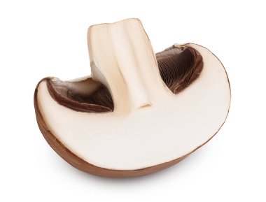 Royal Brown şampiyonunun yarısı kırpma yolu ve tam derinlik ile beyaz zemin üzerinde izole