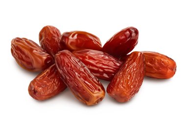 Kırpma yolu ve tam derinlikteki beyaz arkaplanda izole edilmiş tarihler.