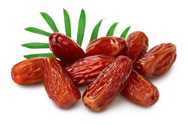 Kırpma yolu ve tam derinlikteki beyaz arkaplanda izole edilmiş tarihler.