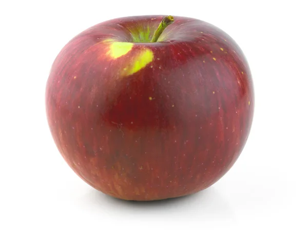 Κόκκινο φρέσκο μήλο — Φωτογραφία Αρχείου