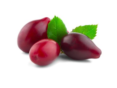 bir beyaz üzerine çilek kızılcık