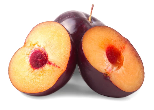 Red plum fruit — Stock Photo, Image