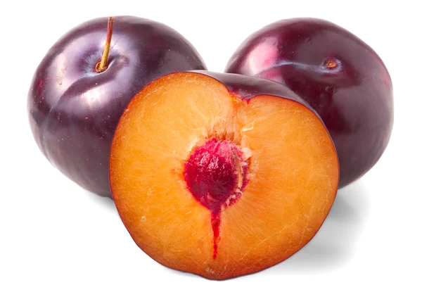 Rote Pflaumenfrucht — Stockfoto