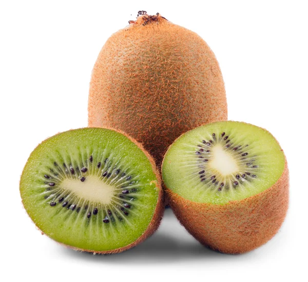 Kiwi fructe izolate — Fotografie, imagine de stoc