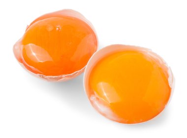 gebroken ei geïsoleerdkırık yumurta izole