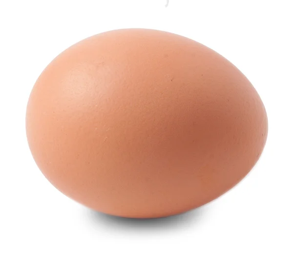 Fehér alapon izolált nyers tojás — Stock Fotó