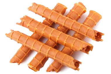 Ev yapımı gözleme beyaz izole