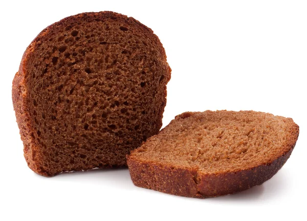 Шматочки коричневого хліба — стокове фото