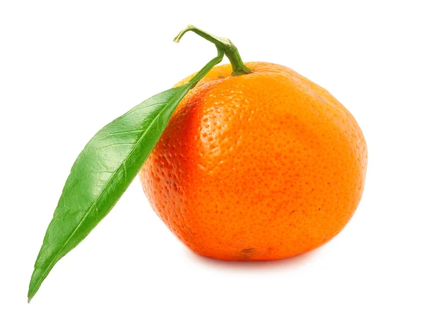 Tangerine isolated on white background — Stock Photo, Image