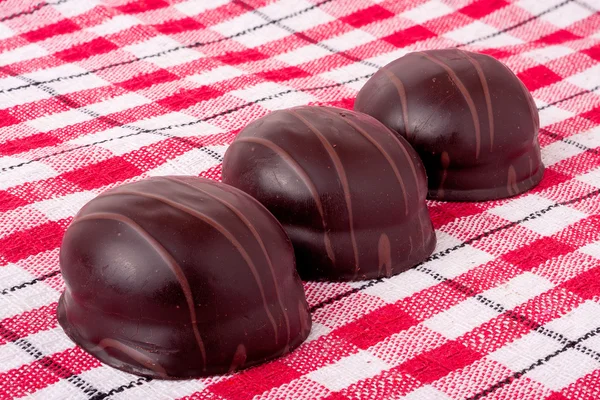 Варіації шоколадних солодких пралінів — стокове фото