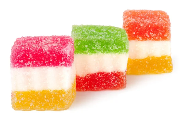 Sweet jelly candy isolated against a white background — Stock Photo, Image