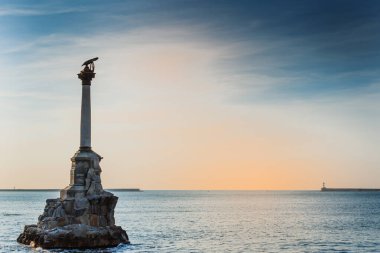 Batık Gemiler Anıtı. Sivastopol, Kırım.