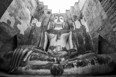 Antik Buda yüz, Sukhothai, Thailand