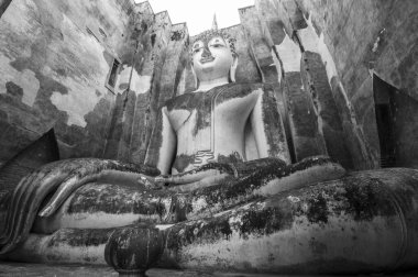 Antik Buda yüz, Sukhothai, Thailand