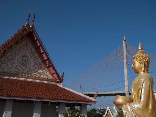 Templet Wat Songtham, Samut Prakan, Thailand — Stockfoto