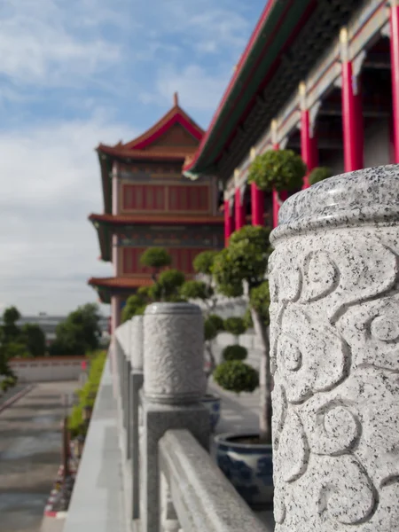 Vackra kinesiska templet heter Dragon templet Kammalawat i Enköping, Thailand — Stockfoto