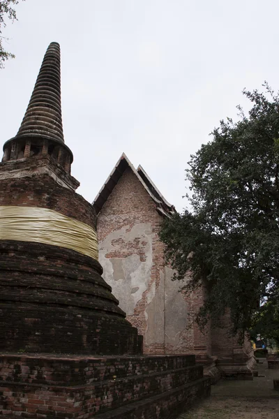 Tempel, ayutthaya, thailand (ayutthaya historisch park ) — Stockfoto