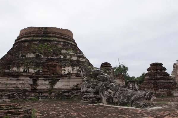 Templo, ayutthaya, tailandia (parque histórico de ayutthaya  ) —  Fotos de Stock