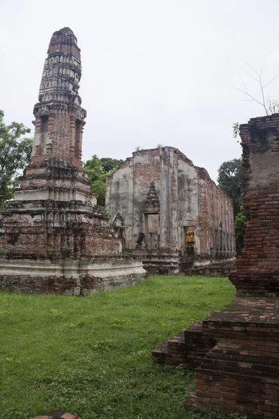 Tapınak, ayutthaya, Tayland (ayutthaya Tarih Parkı ) — Stok fotoğraf