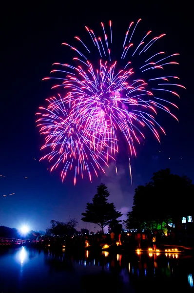 Renkli havai fişek gösterisi Park, Tayland