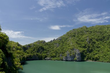 Lagün, Mae Koh Island, Tayland güneyinde Ang Thong ulusal deniz parkı