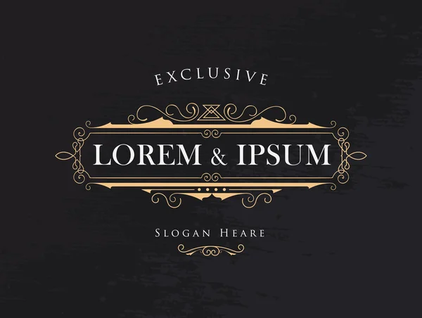 lüks crown çerçeve hat zarif modern vektör geliştiği 