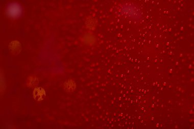 yumuşak odak konsepti perspektif yüzey kırmızı arkaplan Noel ışıltısı tarzı