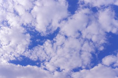 Mavi gökyüzü arkaplan hava manzarası görüntüsü bulutlu manzara