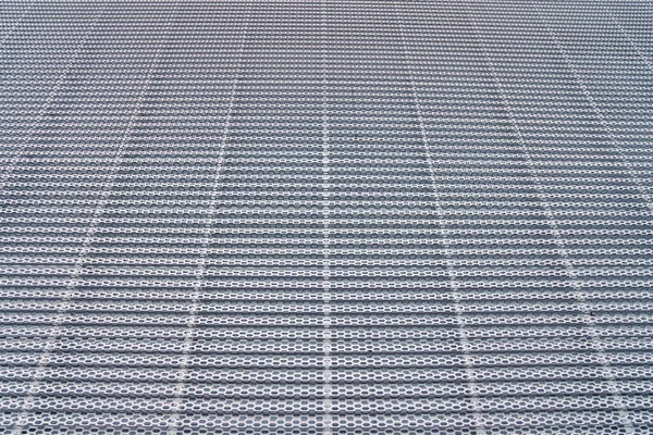 Perspektive Geometrische Linien Und Zellformen Hintergrundkonzept Fotografie Metall Monochrome Konstruktion — Stockfoto