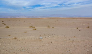 Çöl manzarası basit boş arazi geniş açı yatay manzara gezegenin güney doğu bölgesi