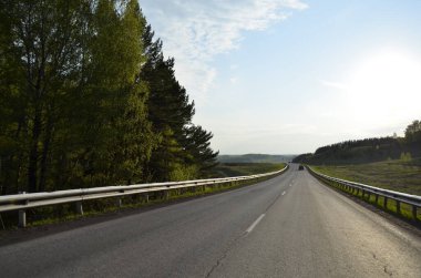 Rusya 'da yol Prokopyevsk